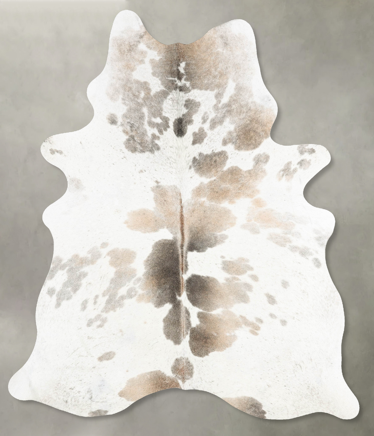 Chocolate and White Cowhide Rug #B29907