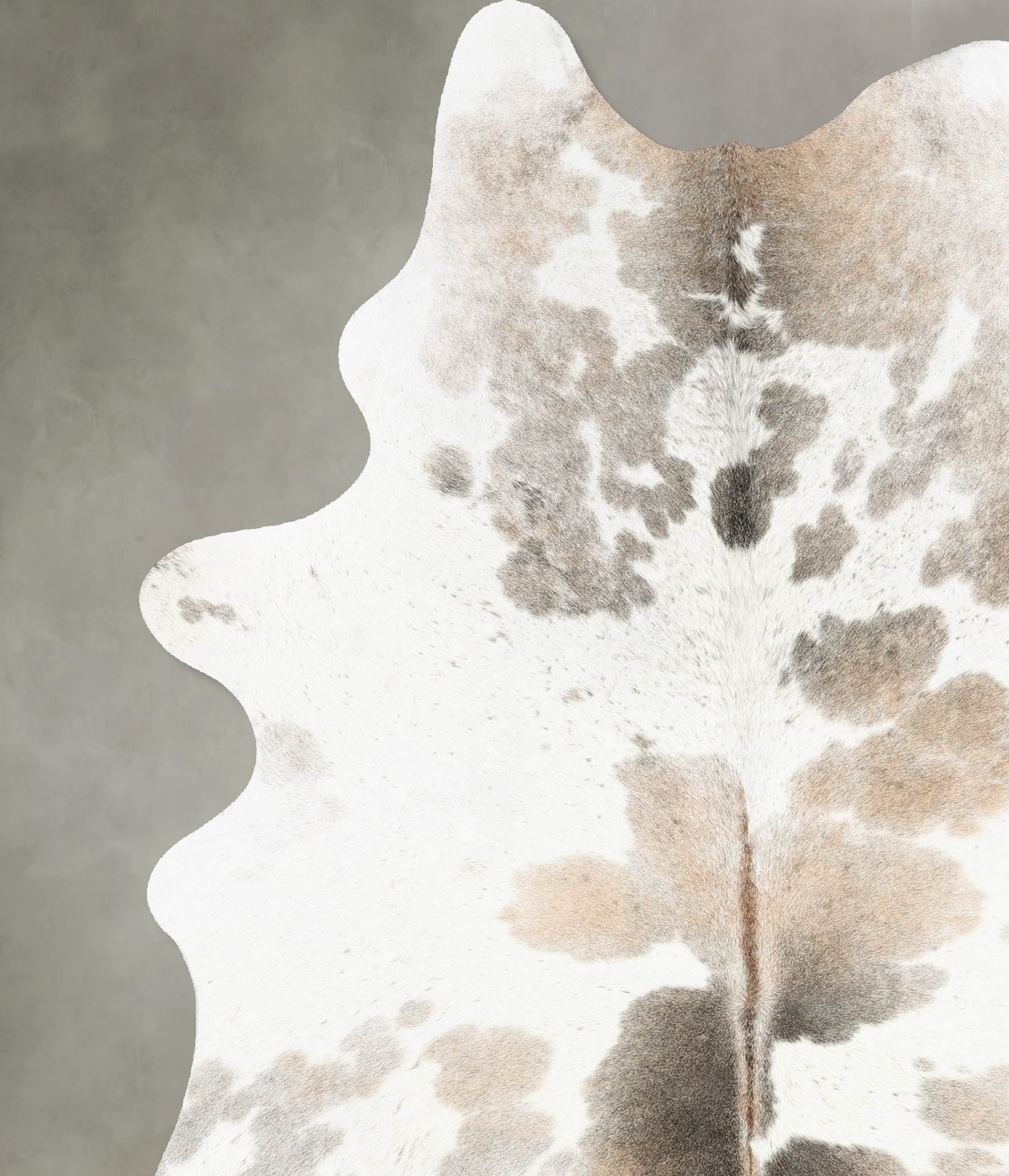 Chocolate and White X-Large Brazilian Cowhide Rug 7'11"H x 5'11"W #B29907 by Hudson Hides