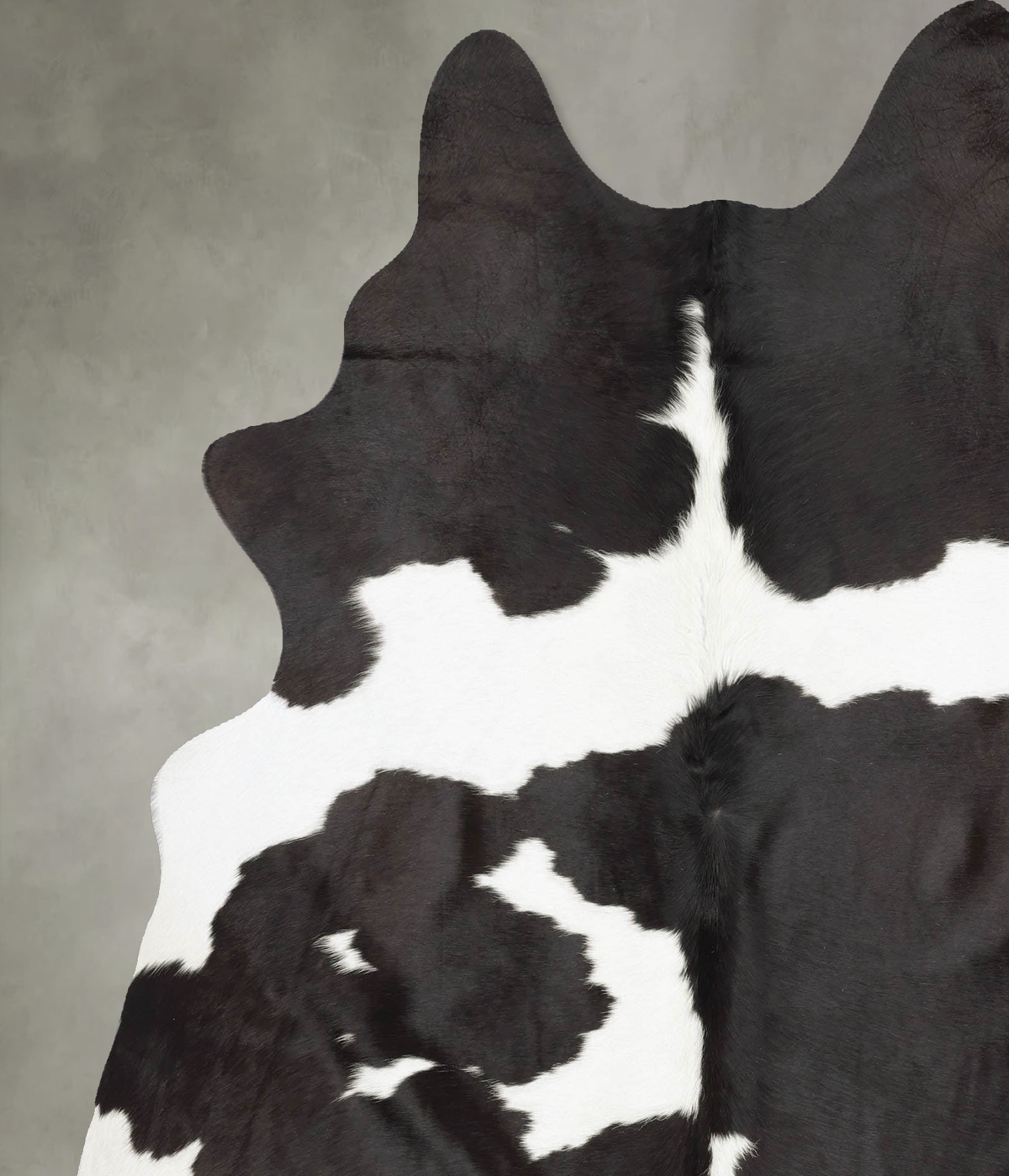 Black and White X-Large Brazilian Cowhide Rug 7'8"H x 6'4"W #B29908 by Hudson Hides