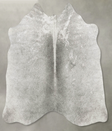 Medium Grey Medium Brazilian Cowhide Rug 4'5"H x 4'10"W #B29912 by Hudson Hides