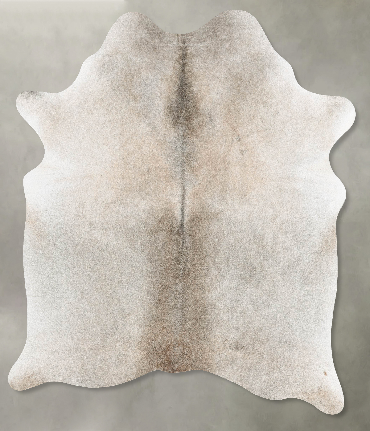 Grey with Beige Cowhide Rug #B29919
