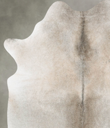 Grey with Beige Large Brazilian Cowhide Rug 6'3"H x 5'1"W #B29919 by Hudson Hides