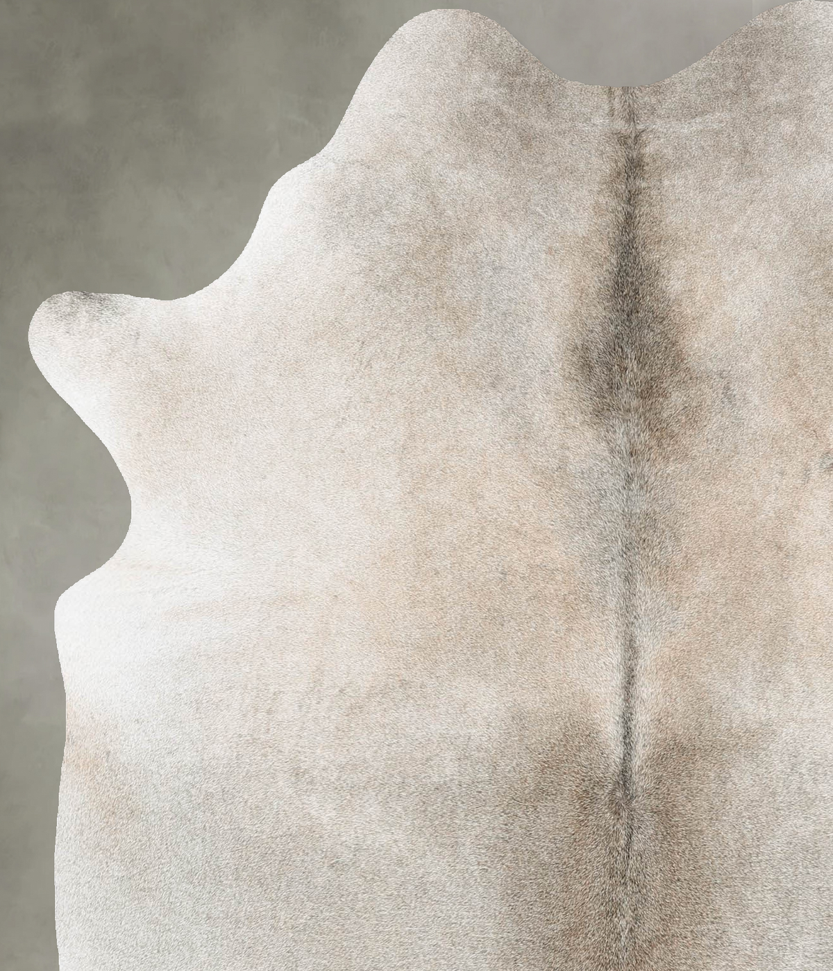 Grey with Beige Cowhide Rug #B29919