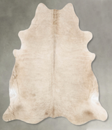 Champagne XX-Large Brazilian Cowhide Rug 7'3"H x 7'3"W #B29923 by Hudson Hides
