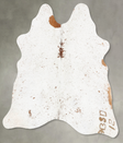 Salt and Pepper Brown Medium Brazilian Cowhide Rug 5'0"H x 4'11"W #B29929 by Hudson Hides