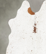 Salt and Pepper Brown Medium Brazilian Cowhide Rug 5'0"H x 4'11"W #B29929 by Hudson Hides
