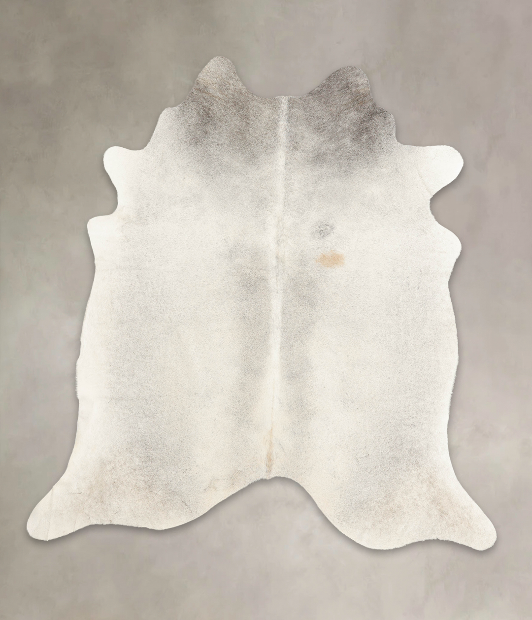 Medium Grey XX-Large Brazilian Cowhide Rug 7'7"H x 7'1"W #B2993 by Hud