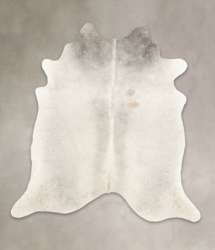 Medium Grey XX-Large Brazilian Cowhide Rug 7'7"H x 7'1"W #B2993 by Hudson Hides