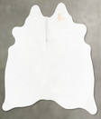 Light Grey Medium Brazilian Cowhide Rug 5'1"H x 5'1"W #B29931 by Hudson Hides