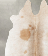 Grey with Beige Medium Brazilian Cowhide Rug 5'4"H x 5'6"W #B29932 by Hudson Hides