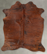 Medium Brindle Large Brazilian Cowhide Rug 6'6"H x 4'11"W #B29939 by Hudson Hides