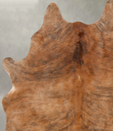 Medium Brindle Large Brazilian Cowhide Rug 6'5"H x 5'1"W #B29942 by Hudson Hides