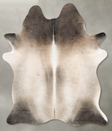 Grey with Beige Large Brazilian Cowhide Rug 6'11"H x 5'7"W #B29946 by Hudson Hides