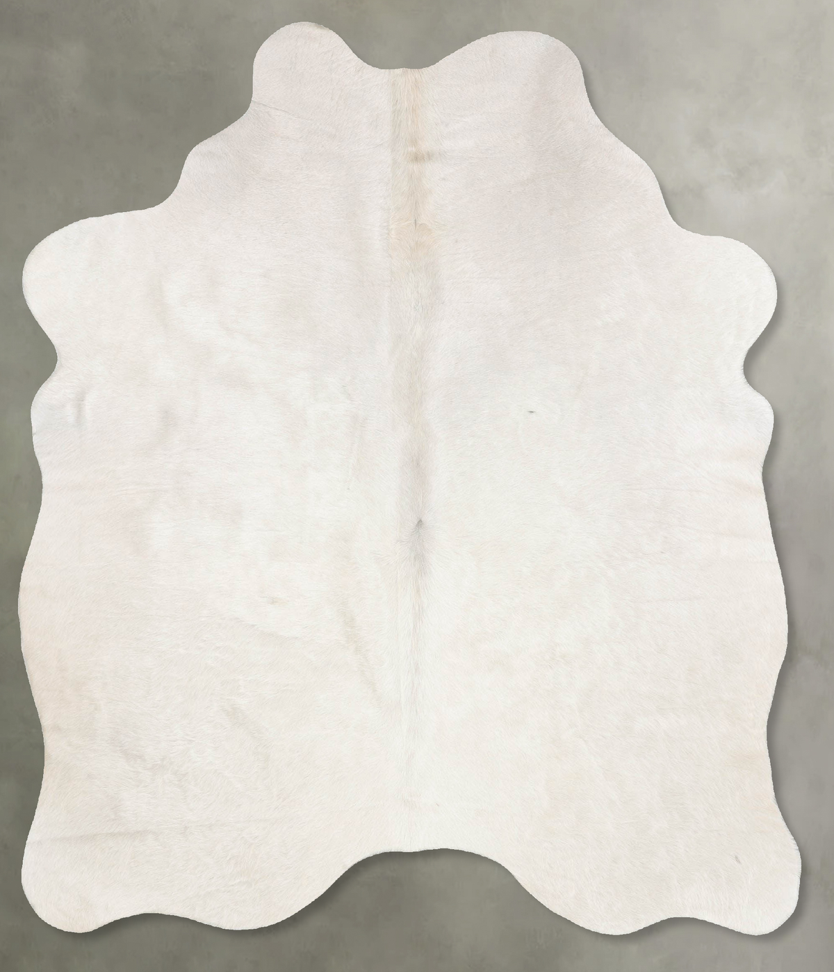 Solid White Cowhide Rug #B29951