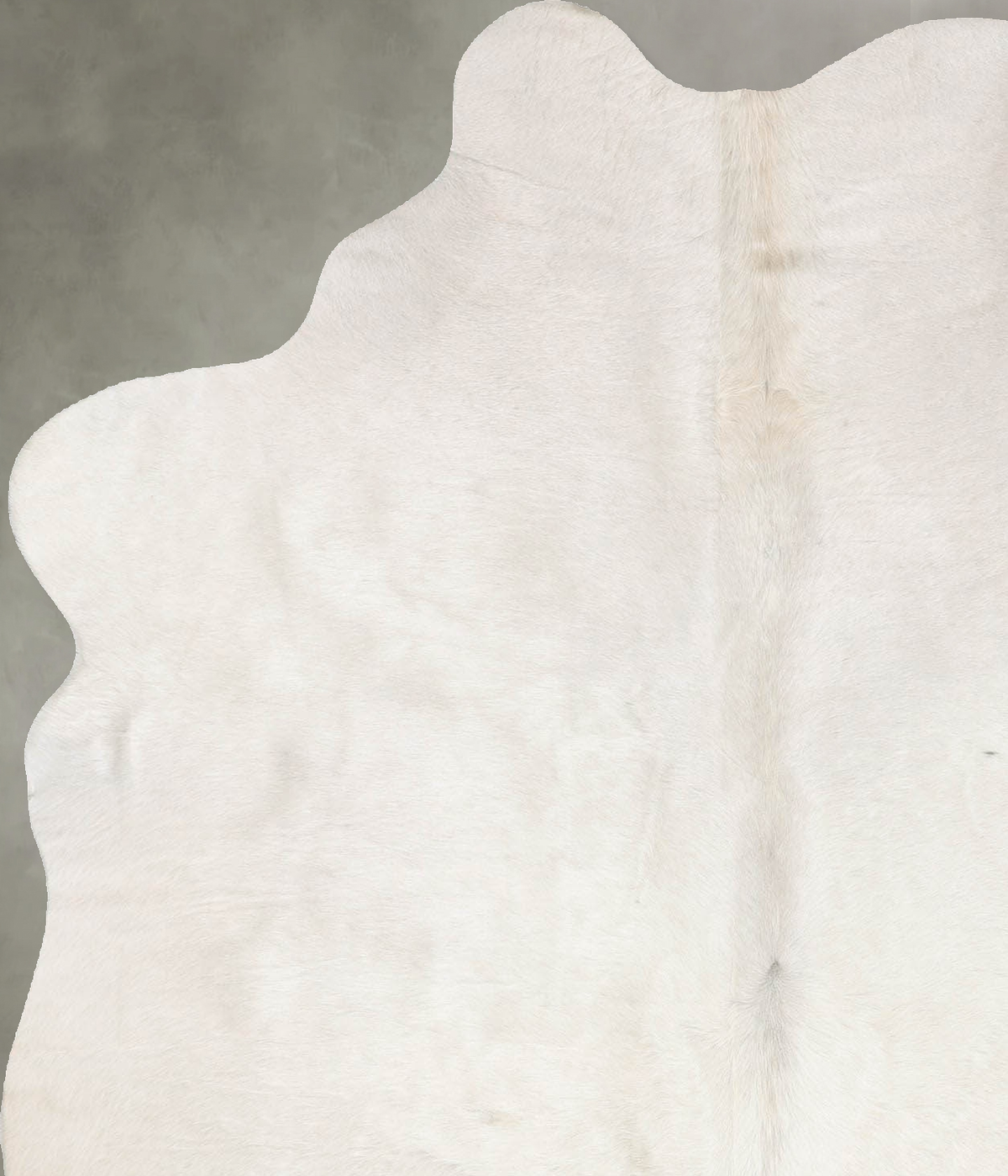 Solid White Cowhide Rug #B29951