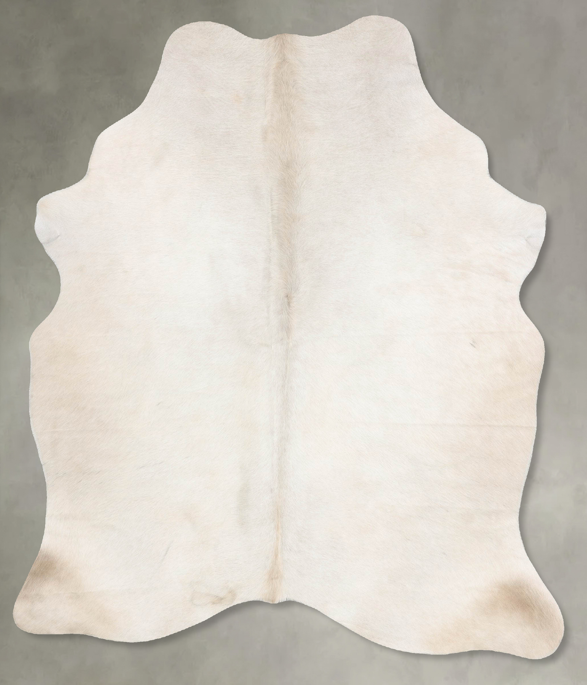 Solid White Cowhide Rug #B29952