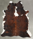 Tricolor X-Large Brazilian Cowhide Rug 7'0"H x 5'9"W #B29958 by Hudson Hides