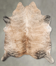 Light Brindle X-Large Brazilian Cowhide Rug 6'10"H x 6'8"W #B29963 by Hudson Hides