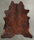Dark Brindle X-Large Brazilian Cowhide Rug 7'0"H x 6'4"W #B29964 by Hudson Hides