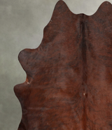 Dark Brindle X-Large Brazilian Cowhide Rug 7'0"H x 6'4"W #B29964 by Hudson Hides
