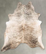 Light Brindle XX-Large Brazilian Cowhide Rug 7'8"H x 7'0"W #B29968 by Hudson Hides
