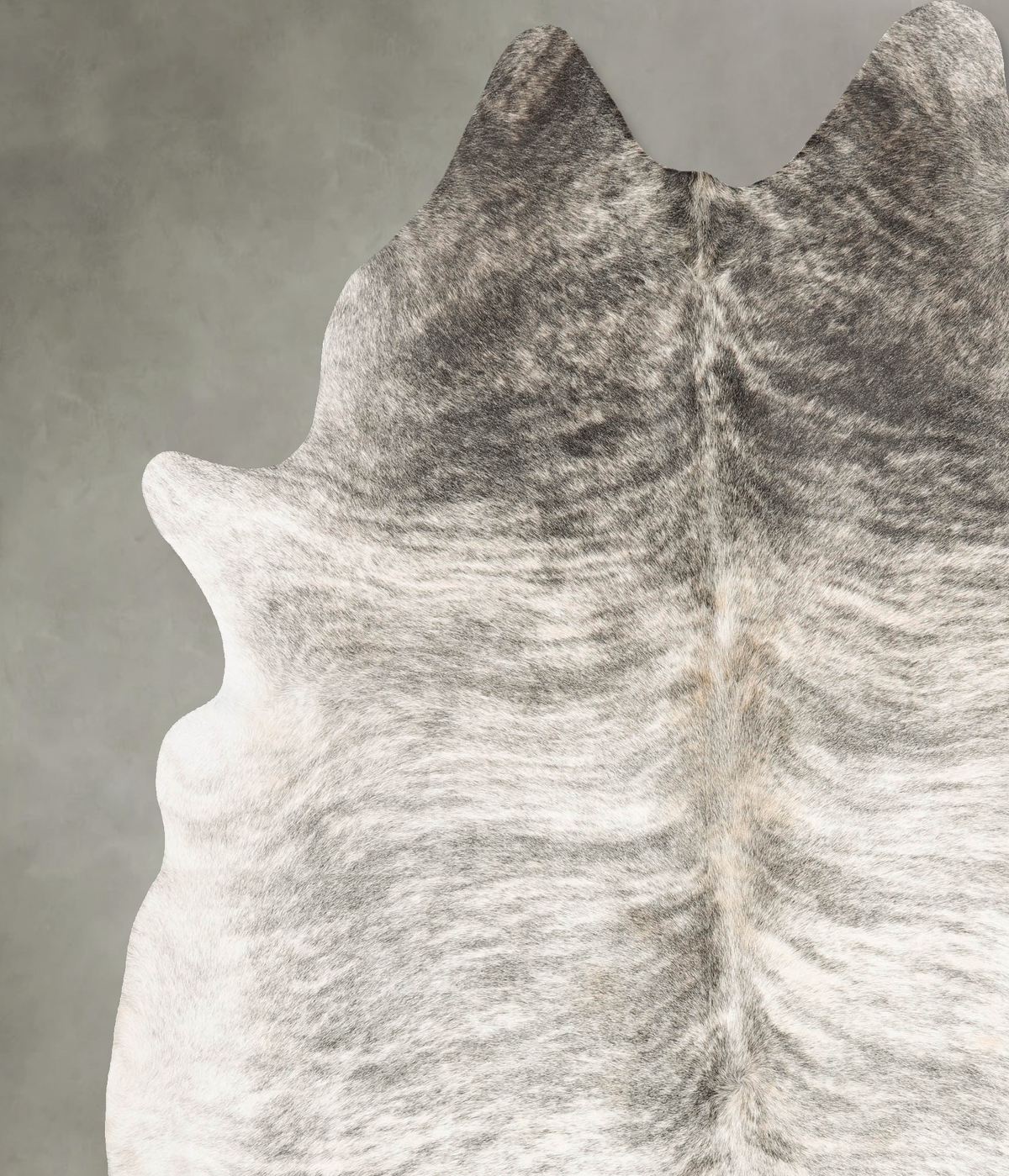 Grey Brindle XX-Large Brazilian Cowhide Rug 9'3"H x 7'8"W #B29970 by Hudson Hides