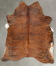 Medium Brindle Large Brazilian Cowhide Rug 6'11"H x 5'5"W #B29973 by Hudson Hides