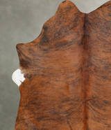 Medium Brindle Large Brazilian Cowhide Rug 6'11"H x 5'5"W #B29973 by Hudson Hides