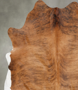 Medium Brindle X-Large Brazilian Cowhide Rug 6'8"H x 6'5"W #B29974 by Hudson Hides