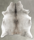 Grey with Beige X-Large Brazilian Cowhide Rug 7'3"H x 5'11"W #B29976 by Hudson Hides
