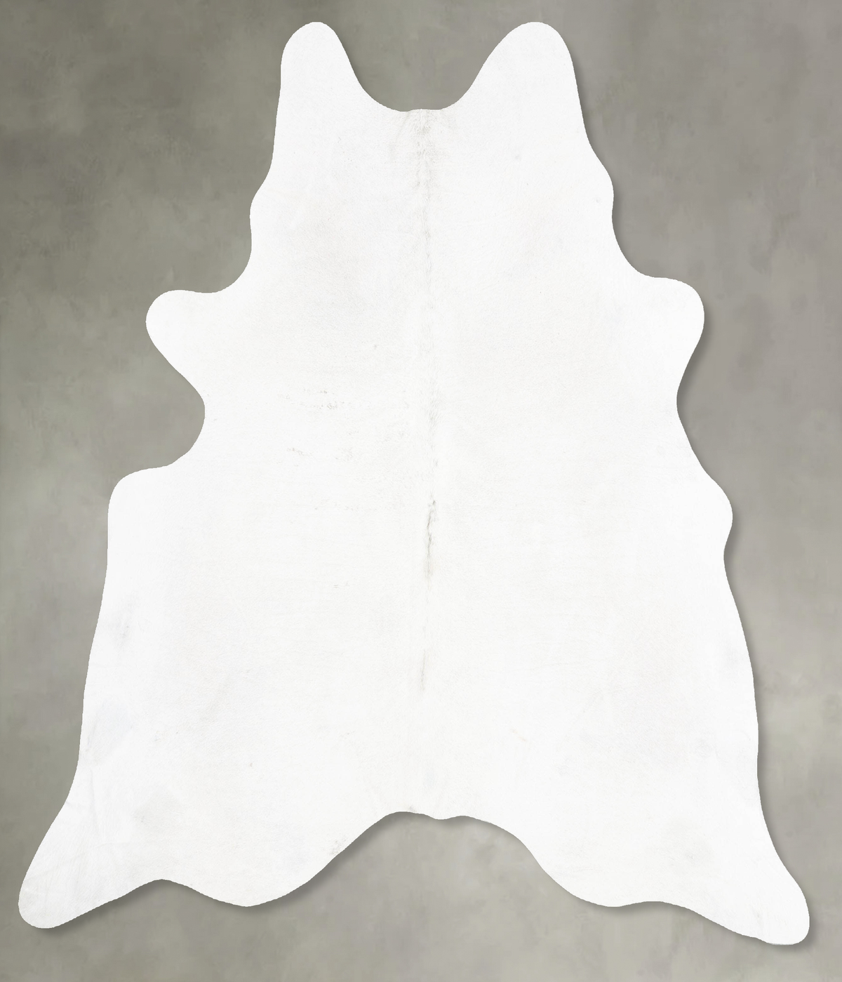 Solid White Cowhide Rug #B29981