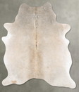 Grey with Beige Large Brazilian Cowhide Rug 7'1"H x 5'5"W #B29984 by Hudson Hides