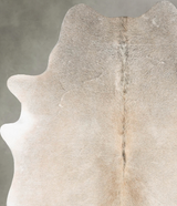 Grey with Beige Large Brazilian Cowhide Rug 7'1"H x 5'5"W #B29984 by Hudson Hides