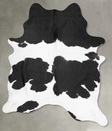 Black and White X-Large Brazilian Cowhide Rug 7'11"H x 6'1"W #B29986 by Hudson Hides