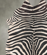 Zebra X-Large Brazilian Cowhide Rug 7'6"H x 6'1"W #B29994 by Hudson Hides