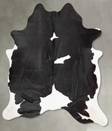 Black and White XX-Large Brazilian Cowhide Rug 8'6"H x 6'10"W #B29998 by Hudson Hides