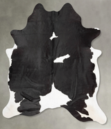 Black and White XX-Large Brazilian Cowhide Rug 8'6"H x 6'10"W #B29998 by Hudson Hides