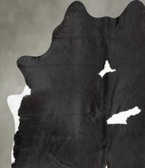 Black and White XX-Large Brazilian Cowhide Rug 8'6"H x 6'10"W #B29998 by Hudson Hides