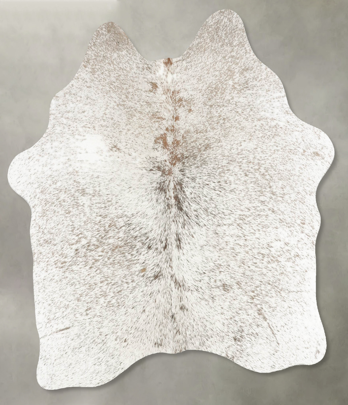 Salt and Pepper Brown Cowhide Rug #B30005