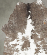 Taupe Medium Brazilian Cowhide Rug 5'1"H x 4'2"W #B30007 by Hudson Hides