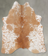 Salt and Pepper Brown Medium Brazilian Cowhide Rug 4'11"H x 4'8"W #B30008 by Hudson Hides