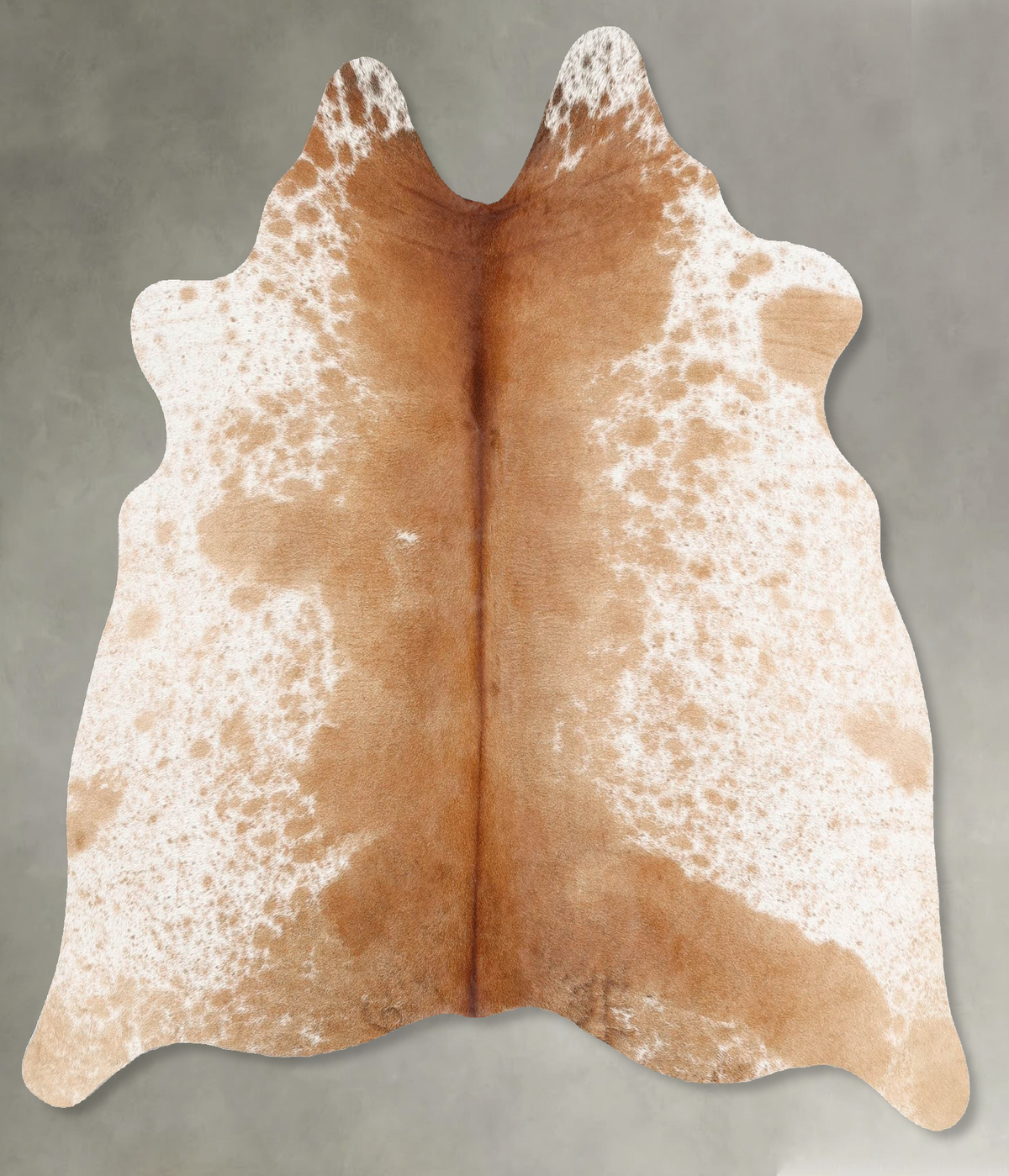 Salt and Pepper Brown Cowhide Rug #B30009