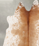 Salt and Pepper Brown Medium Brazilian Cowhide Rug 4'9"H x 4'11"W #B30009 by Hudson Hides