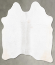 Medium Grey Medium Brazilian Cowhide Rug 5'1"H x 4'11"W #B30010 by Hudson Hides