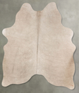 Taupe Medium Brazilian Cowhide Rug 5'5"H x 4'6"W #B30012 by Hudson Hides
