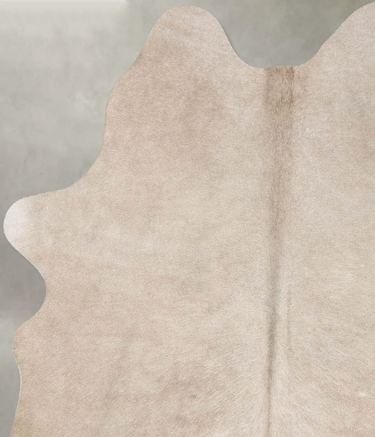 Taupe Medium Brazilian Cowhide Rug 5'5"H x 4'6"W #B30012 by Hudson Hides