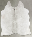 Medium Grey Medium Brazilian Cowhide Rug 4'9"H x 4'10"W #B30019 by Hudson Hides