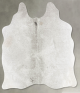 Medium Grey Medium Brazilian Cowhide Rug 4'9"H x 4'10"W #B30019 by Hudson Hides