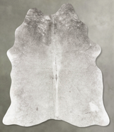 Medium Grey Medium Brazilian Cowhide Rug 5'6"H x 4'8"W #B30020 by Hudson Hides