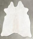 Light Grey Large Brazilian Cowhide Rug 5'7"H x 5'5"W #B30028 by Hudson Hides